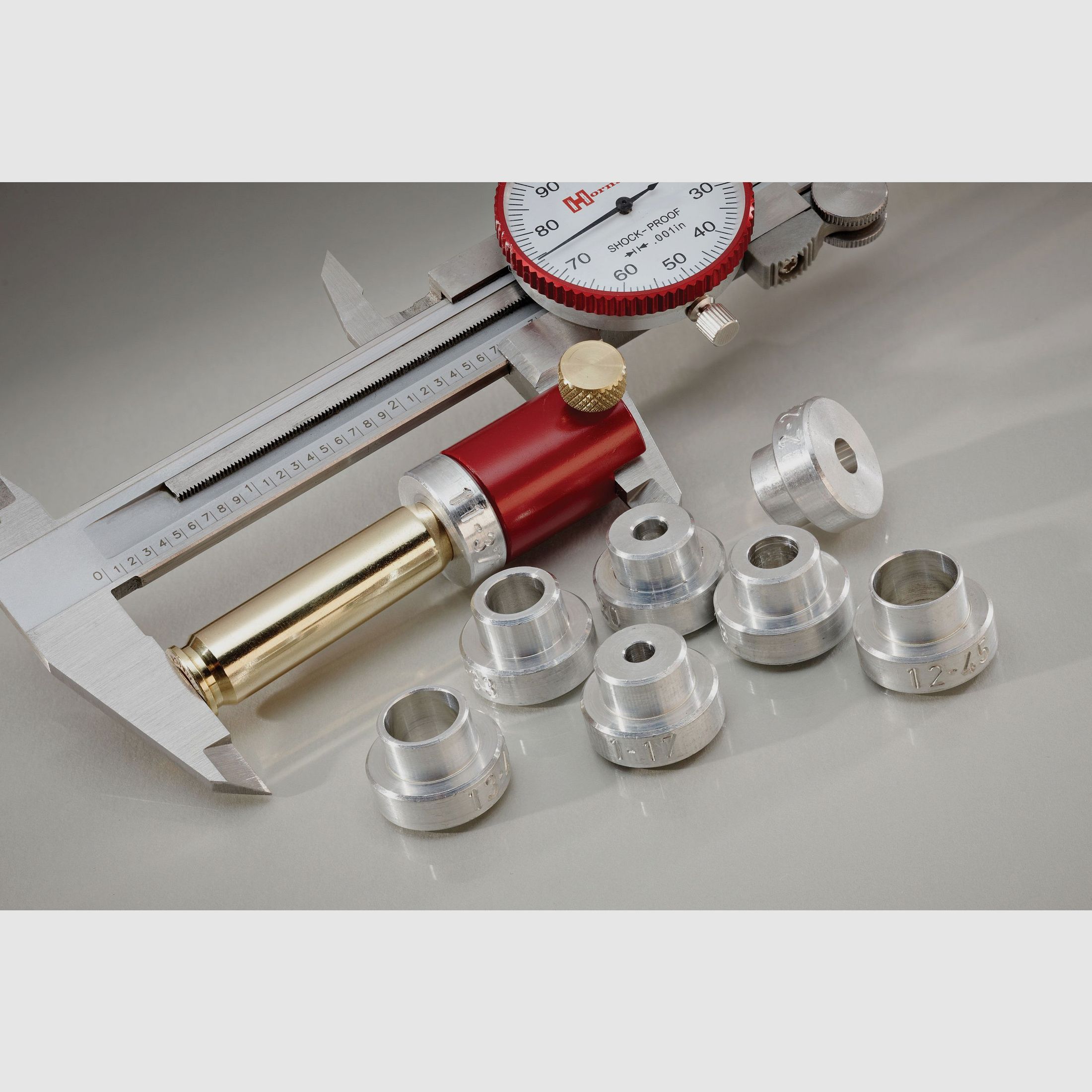 Hornady Lock N Load Geschossvergleich mit 7 Einsätzen, Bild 2 von 3