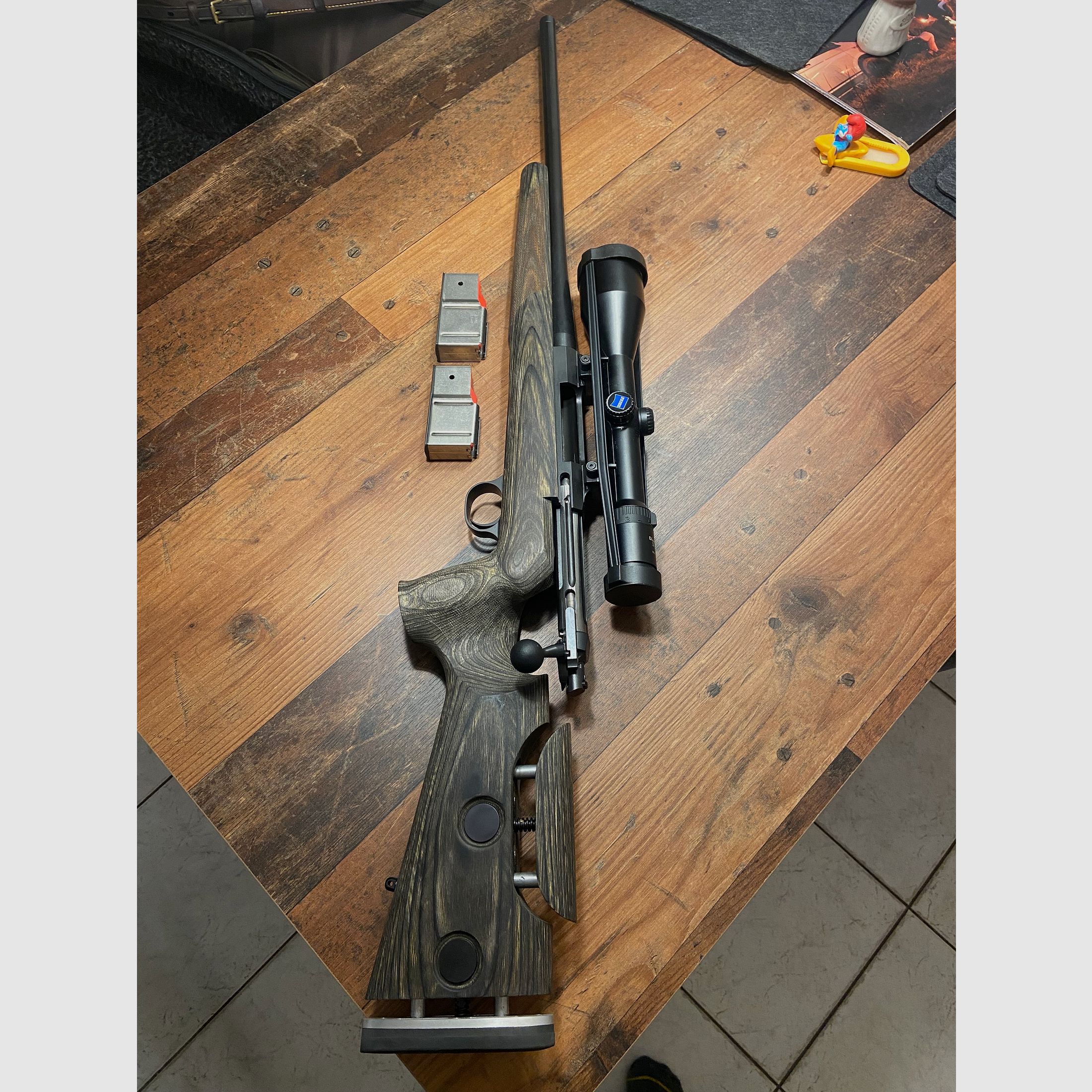 Steel Action 9.3x62 left Odenwald stock thread Zeiss, image 3 of 6