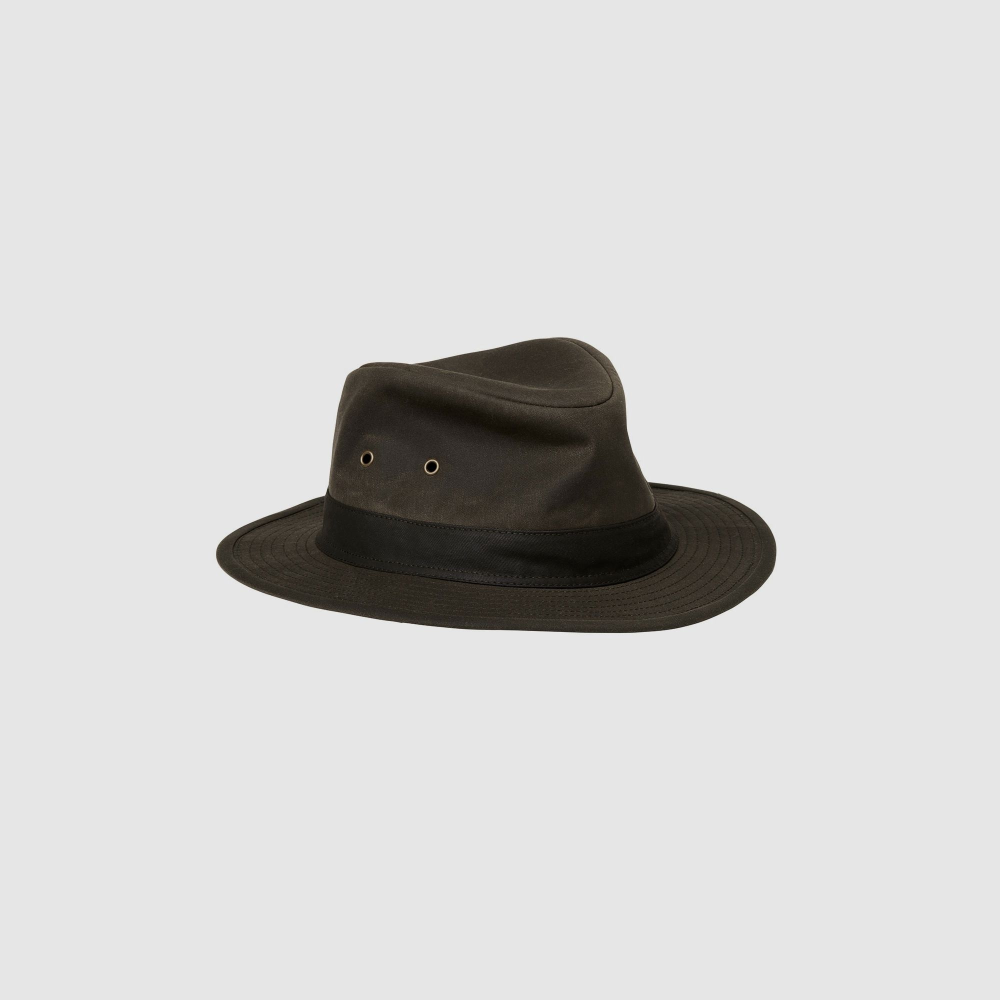 Sombrero de Algodón Cerado Chevalier Bush, 57, Marrón