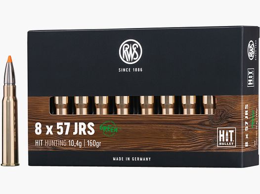 RWS Büchsenpatronen Hit 8x57 IRS. 160 grains