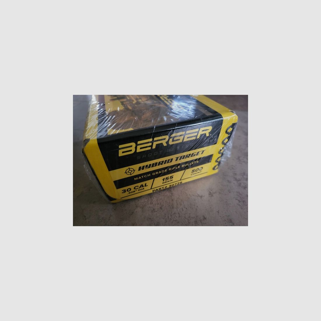 500 Geschosse Bulk Pack Berger Hybrid Target HPBT Matchgeschosse :308 155 grs G1 BC .478