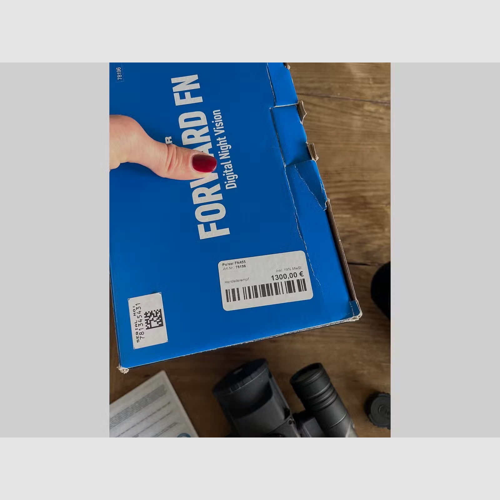 PULSAR Forward FN455 dispositivo di visione notturna con IR‑Strahler – come nuovo, set completo