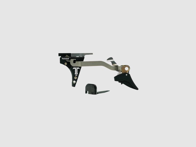TRIGGERTECH ACE Glock Adjustable Trigger System - Black PRO Curved