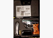 Zoraki 914-P Chrom graviert Holzoptik 9 mm P.A.K. PTB 1070 – neuwertig mit Koffer