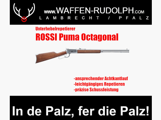 Rossi Unterhebelrepetierer Puma Octagonal