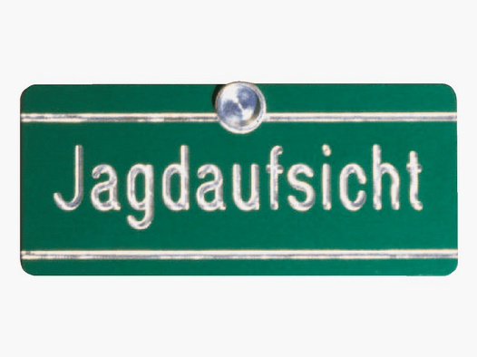 Schild "Jagdaufsicht", Aluminium