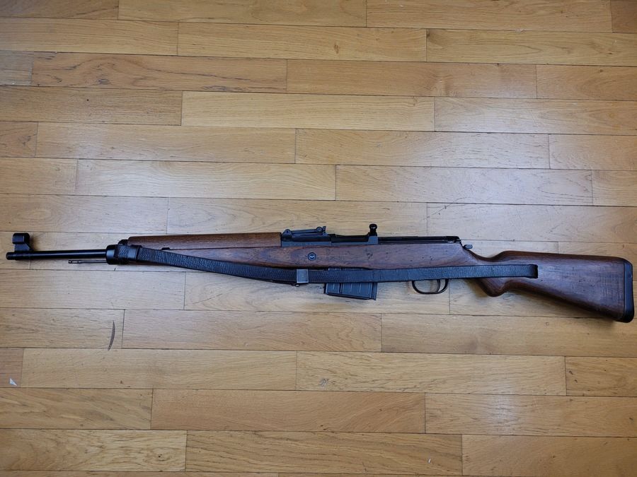 Schönes und seltenes deutsches Selbstladegewehr Walther G43 / K43 – 10 Schuss in 8x57IS – Produktion DUV von 1944 – Nicht monomatrikuliert – Getestet – Schöne Stempel und schönes Holz – Gewehrriemen – „mythische“ Waffe TBE +, Bild 1 von 34