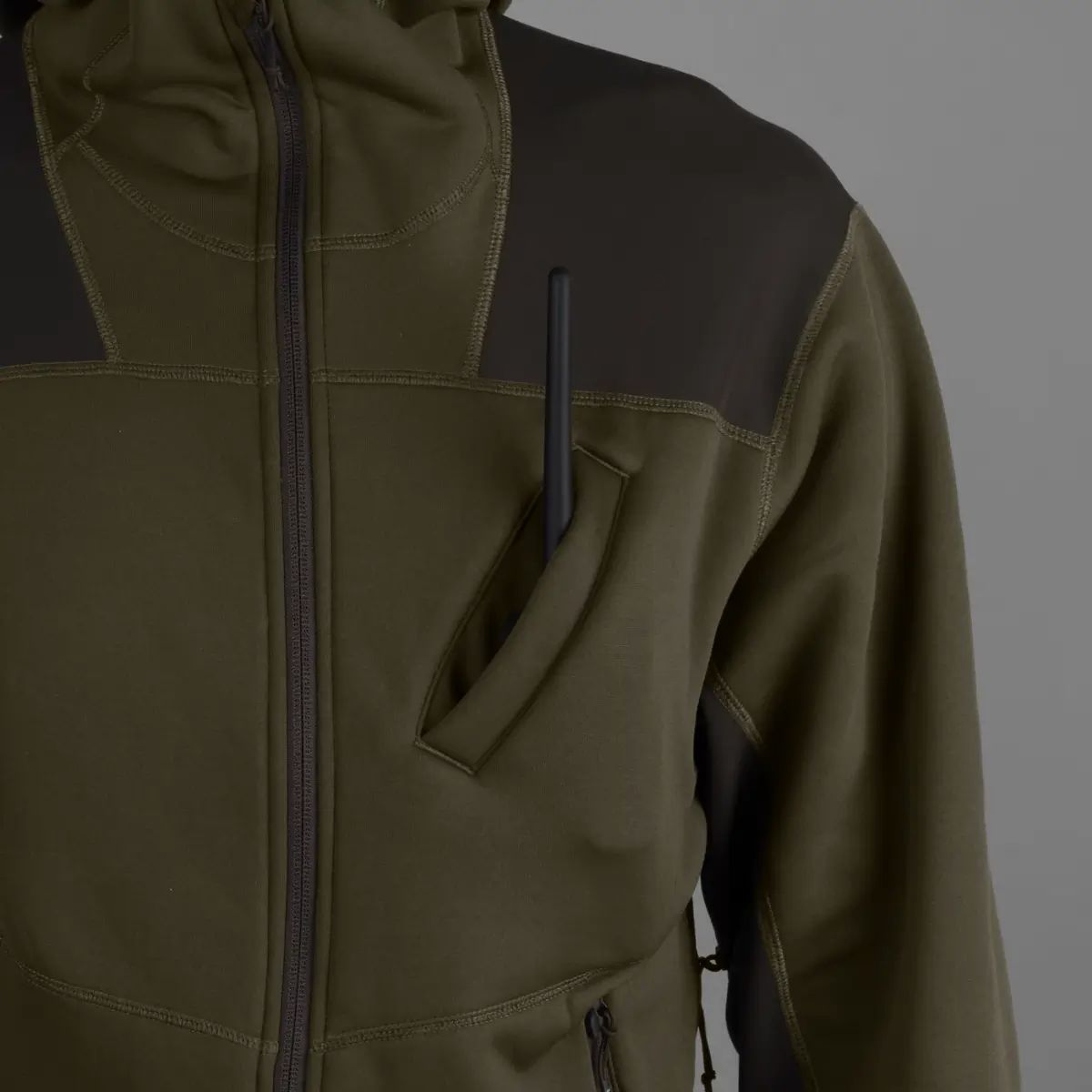 Härkila Hoodie Deer Stalker (Willow Green/Shadow Brown)