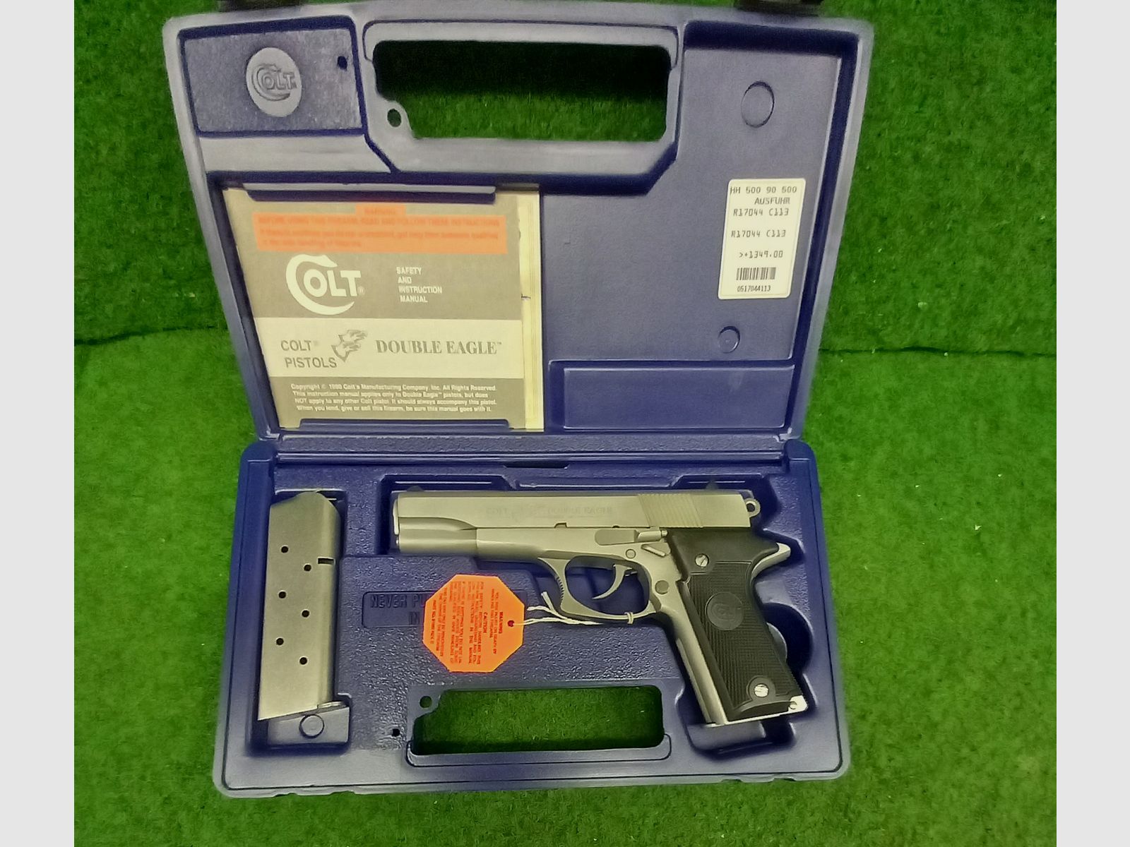 Colt Double Eagle pistol in .45 AUTO caliber in stainless steel,