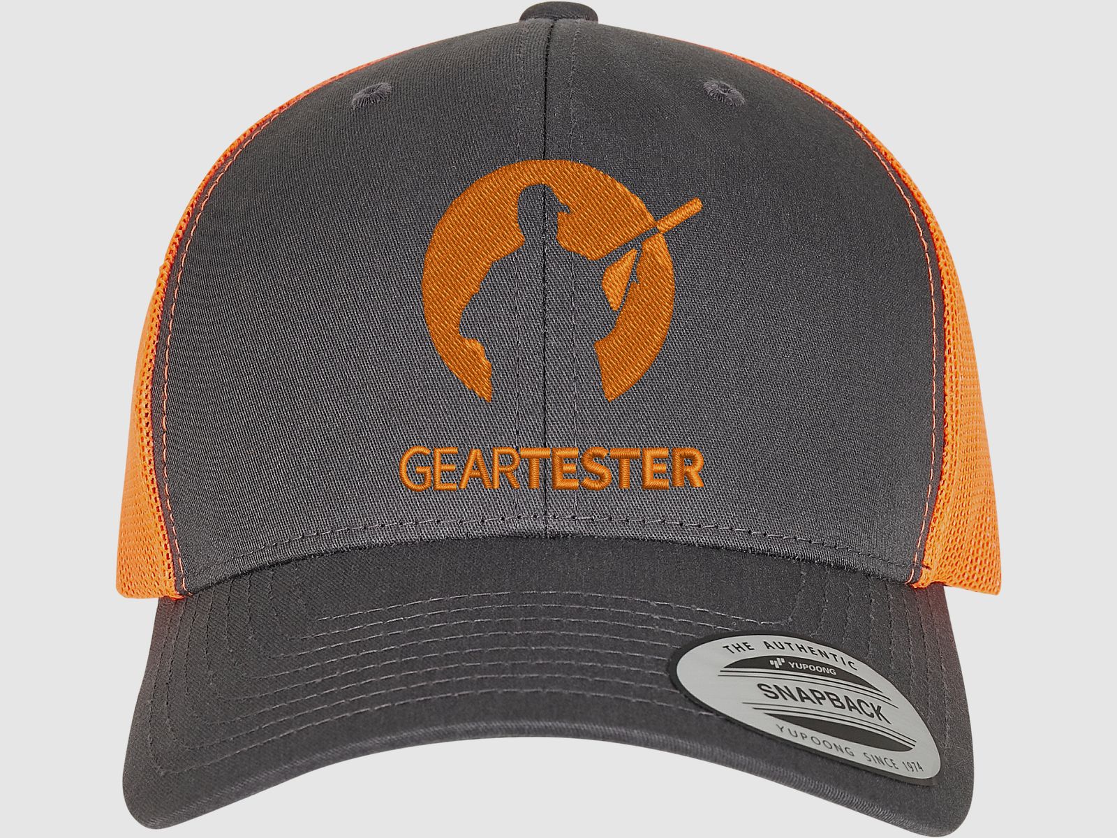 Geartester zweifarbige Retro-Trucker-Kappe