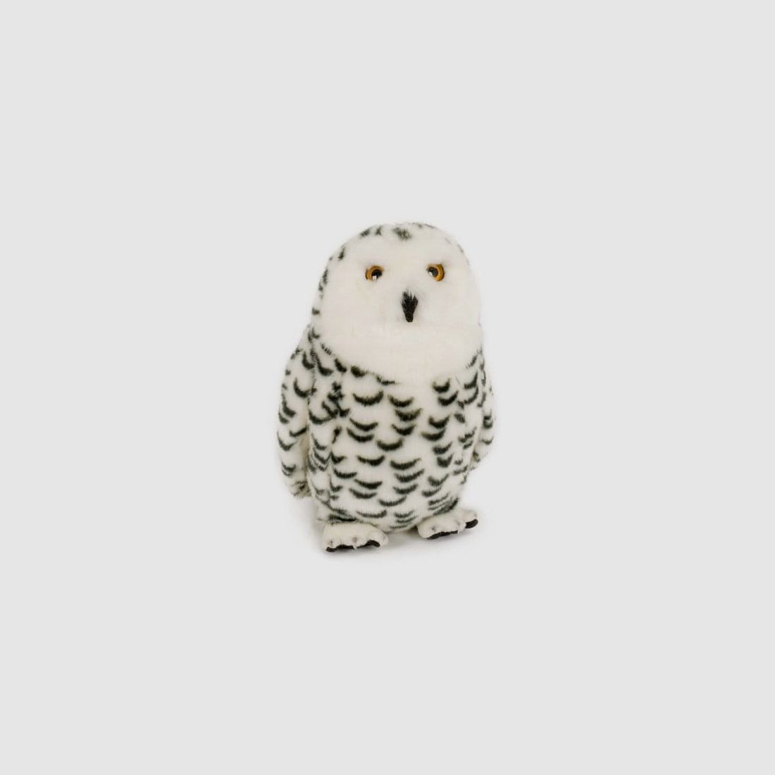 LivingActive Snowy Owl Plush Toy 30 cm - White Owl Cuddly Toy