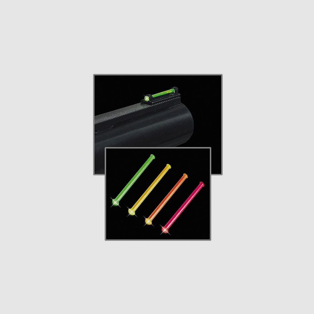 TRUGLO VISEUR UNIVERSEL EN FIBRE OPTIQUE 5 COULEURS TG949A