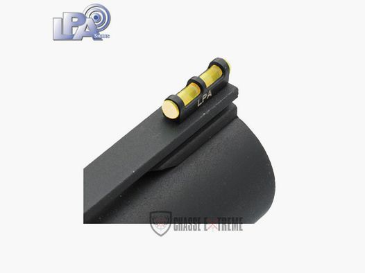 Mira de Fibra Óptica LPA Amarilla para Escopeta con Rosca de 2.6mm