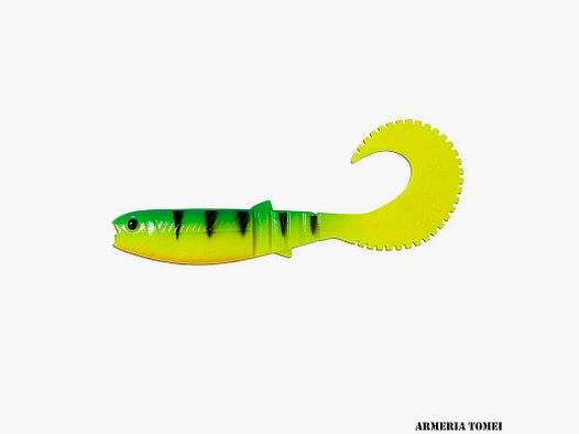 SAVAGE GEAR – LB CANNIBAL CURL TAIL FIRETIGER 10 CM / 5 G