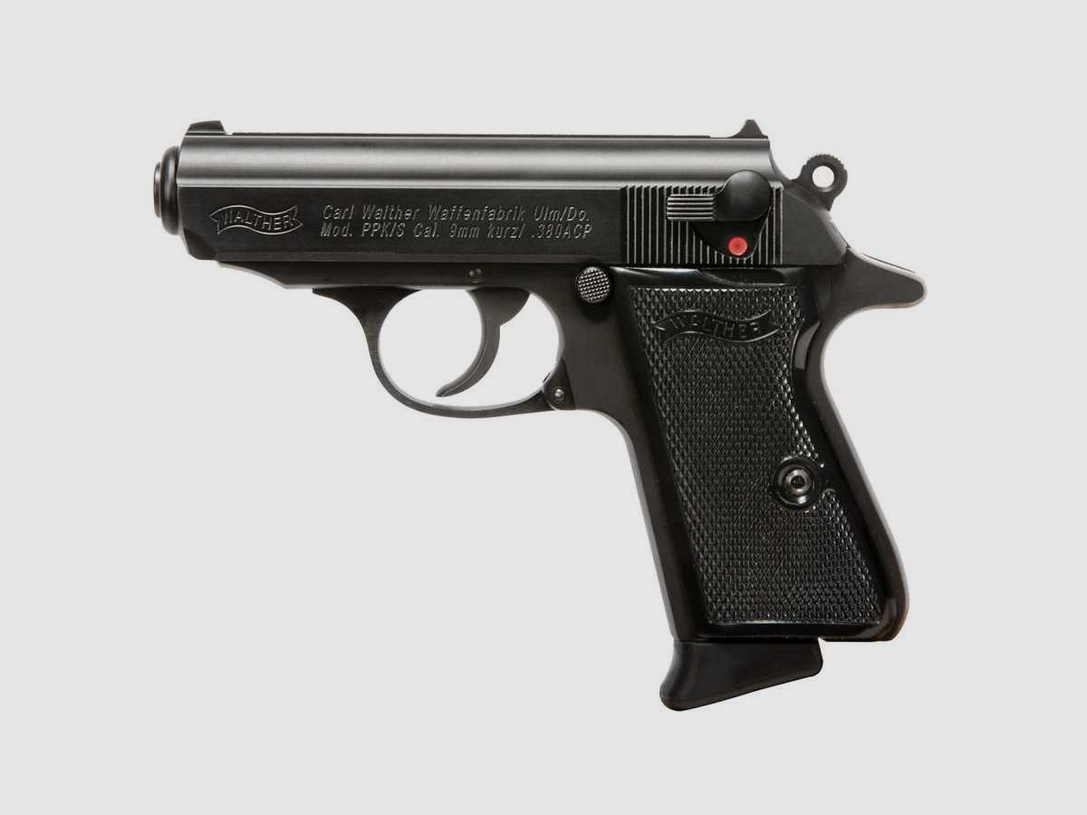 PISTOLET PIST PPK/S WALTHER CAL 380 ACP, 7 COUPS - BLACK, image 1 sur 4