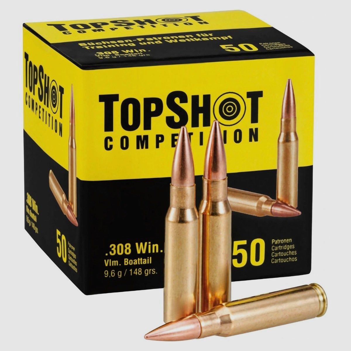 .308 Win TopShot Competition FMJBT 148gr/9,6g (V332222 / 171545)