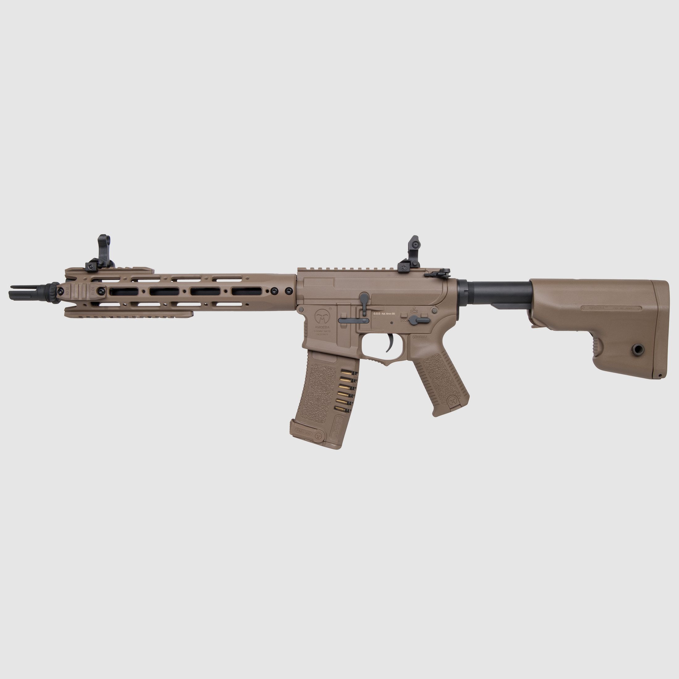 Amoeba M4 009 Dark Earth 6mm - Airsoft AEG < 0,5 Joule