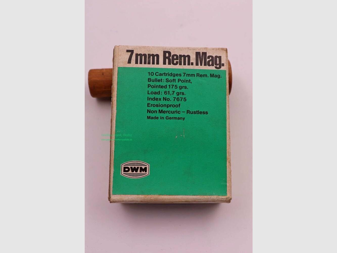 DWM, Berlin rifle cartridges 7mm Rem Mag