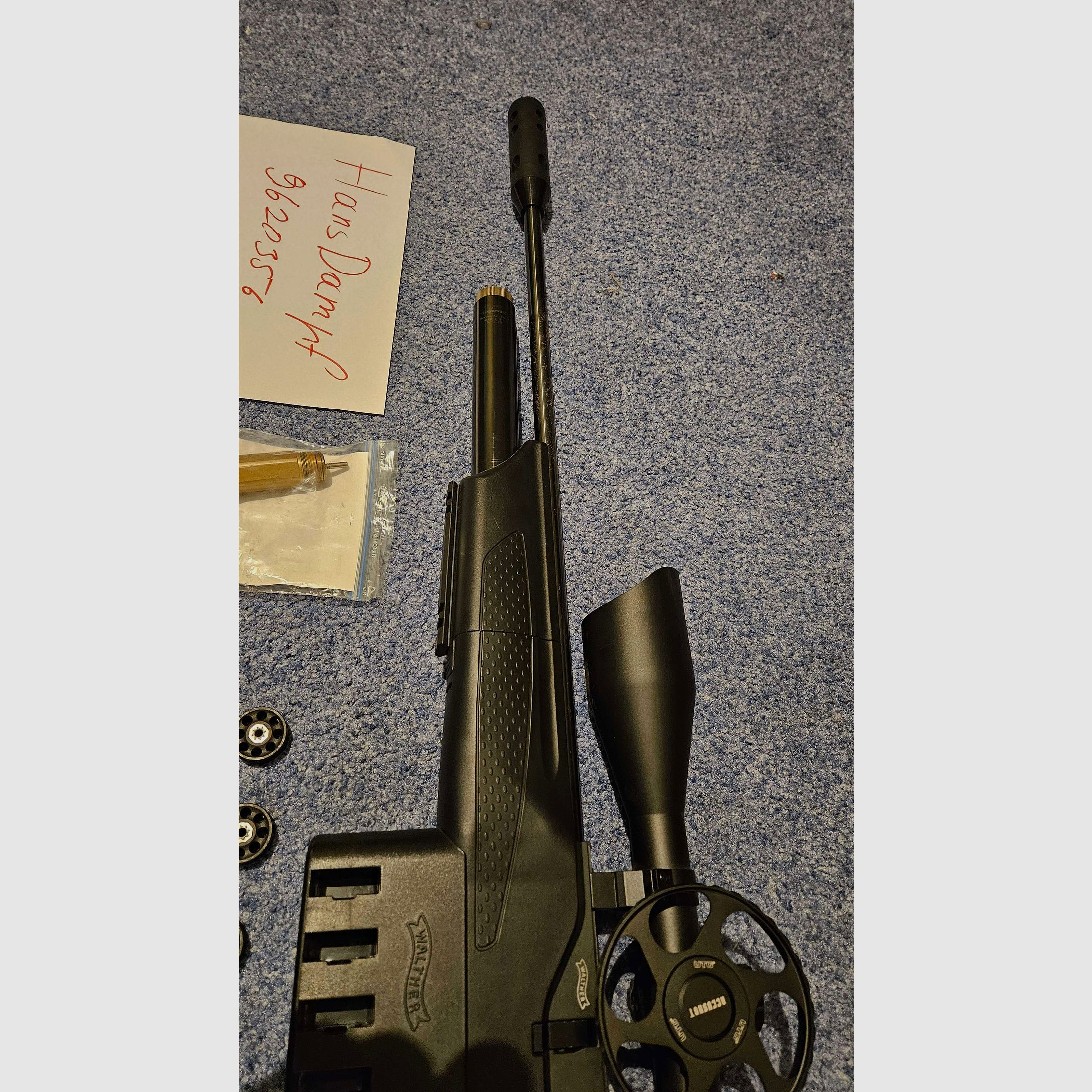 Set di fucile ad aria compressa Walther Dominator 1250FT per il tiro di campagna