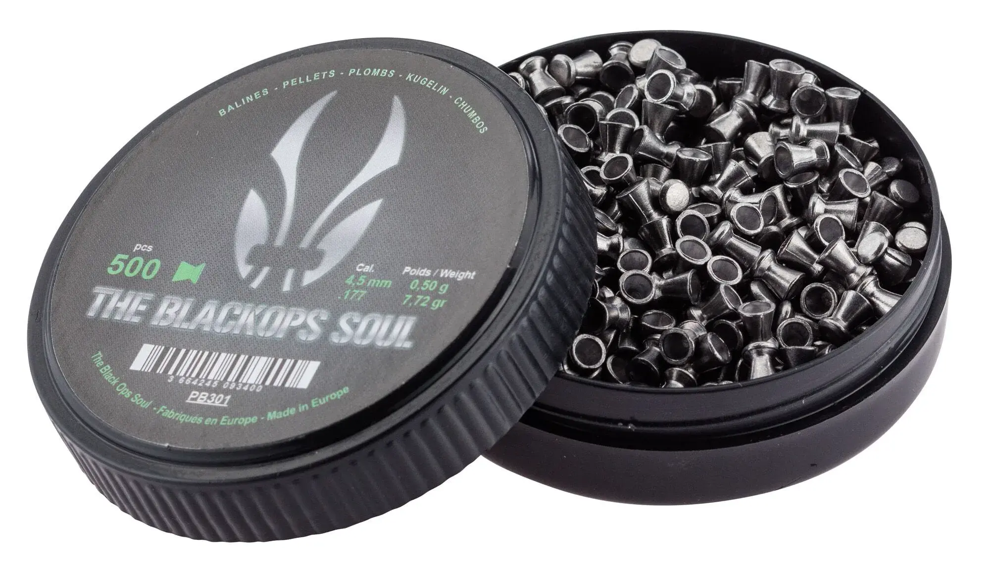Diabolos The Black Ops Soul Flachkopf Kaliber 4,5 MM, Bild 4 von 8