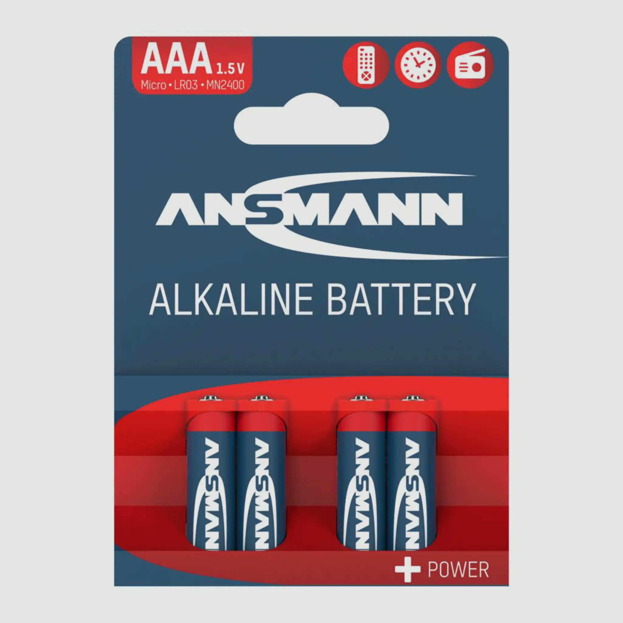 Ansmann Batteria Alkaline Micro AAA LR03 4-Pack
