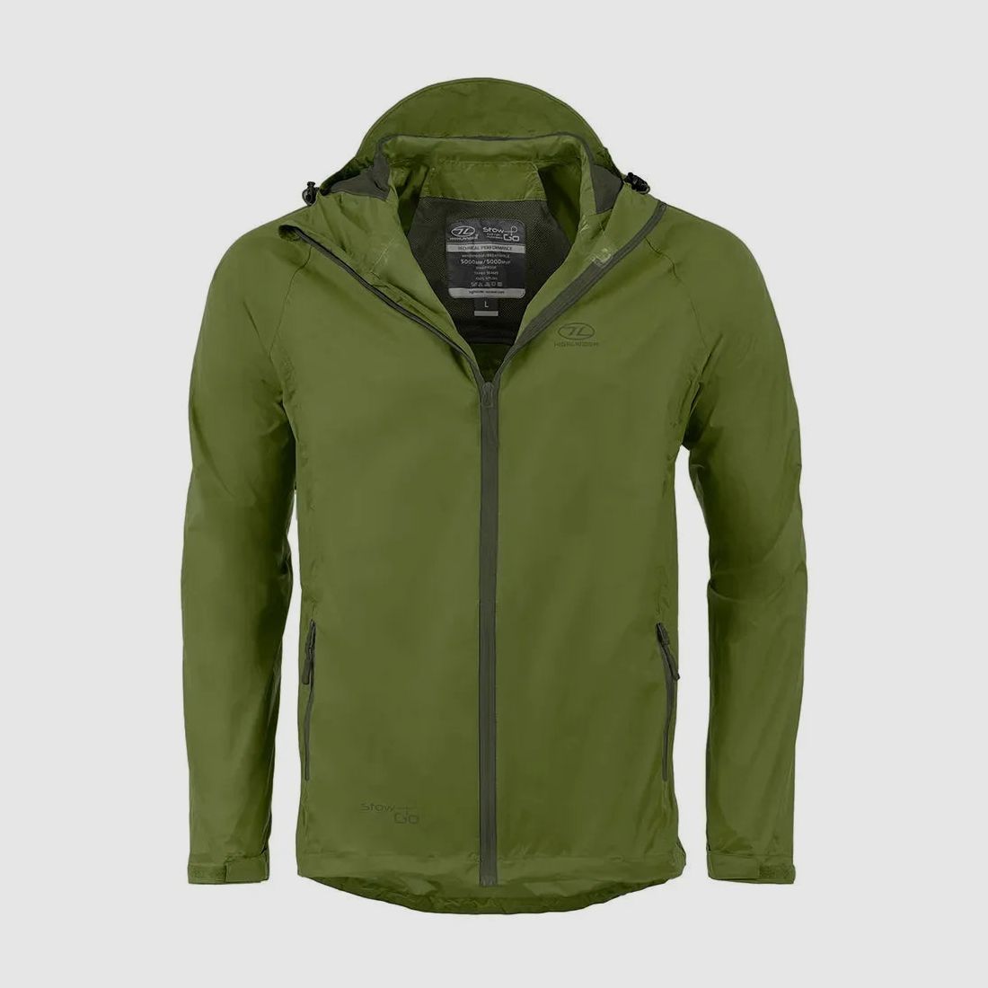 Highlander Highlander Regenjacke Stow and Go oliv