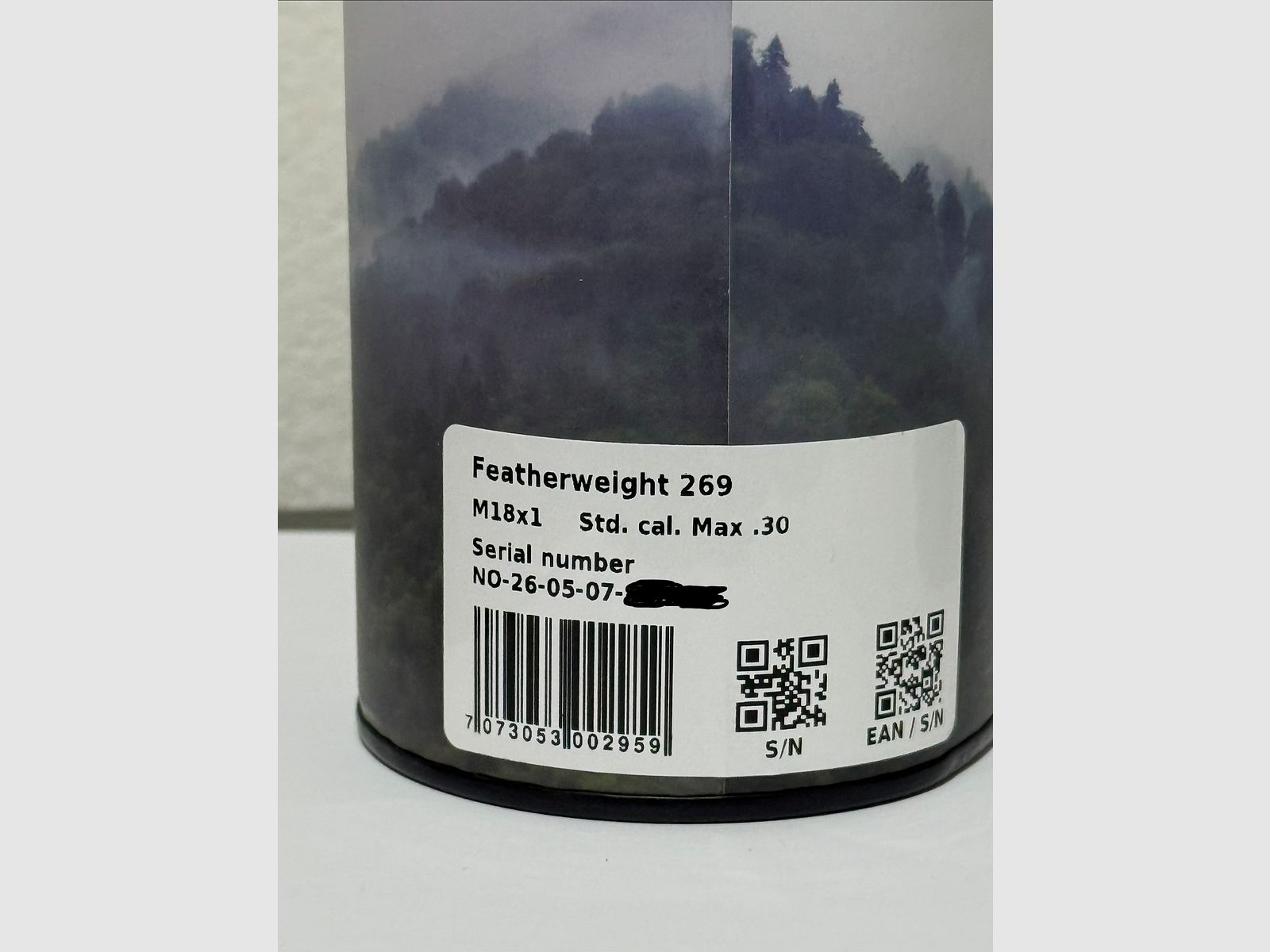 FREYR & DEVIK Featherweight 269 Titanium pour calibres jusqu'à max. .30 M18x1