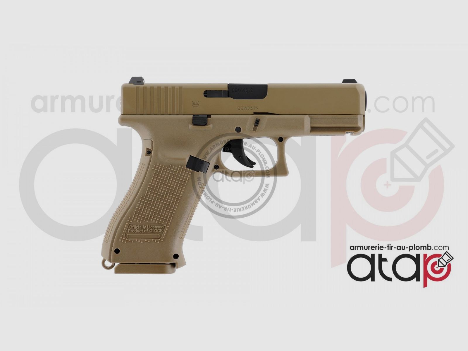 Pistolet Glock 19X Umarex 4,5 mm BB, image 3 sur 3