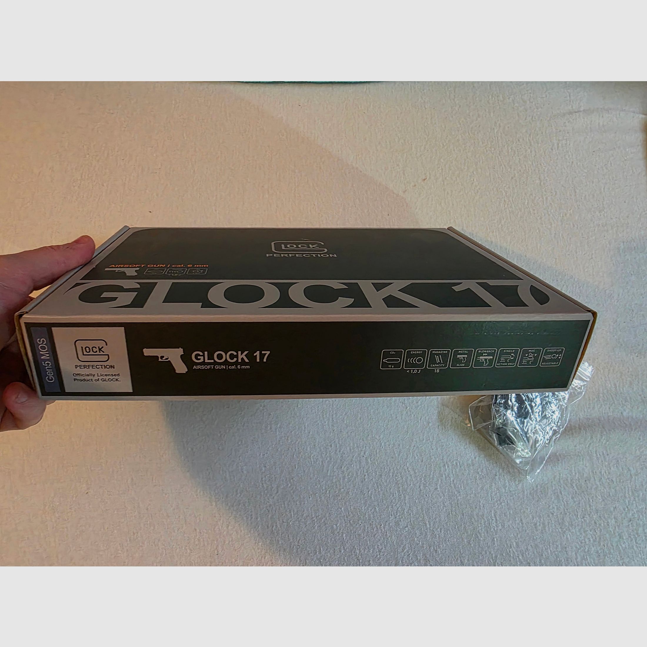 Airsoft Glock 17 Gen5 MOS CO2 6mm BBs