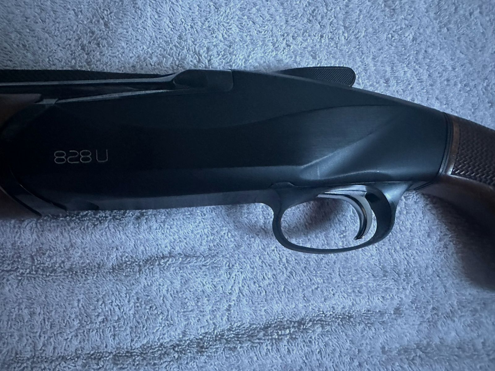 Benelli 828U Black Bockflinte Lauflänge 66 cm/Schaftlänge 345 mm