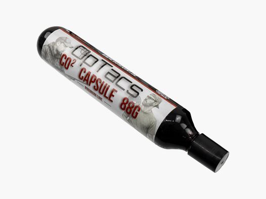 OpTacs CO2 Capsule 88g - Cartridge for Air Rifles, Airsoft & Paintball