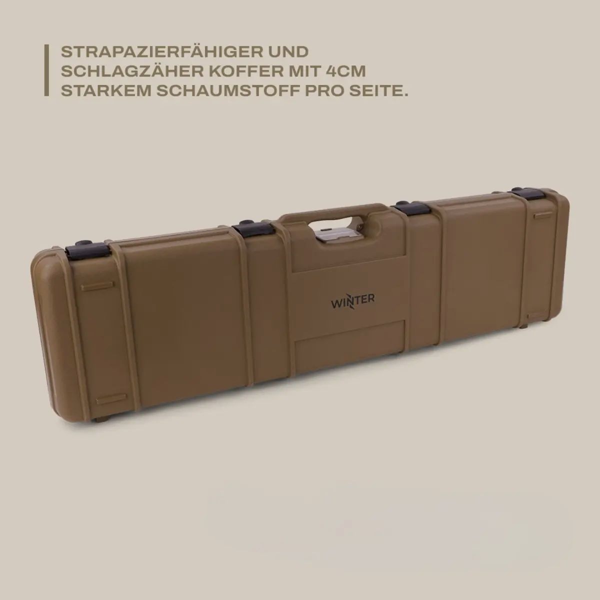 Winter Gewehrkoffer Coyote 107 cm
