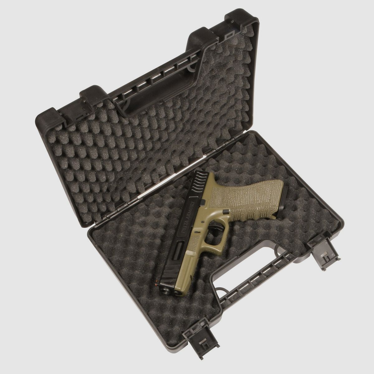 P01 GBB Airsoft Pistool met Grip Stippling in Olijf | Delta Armory