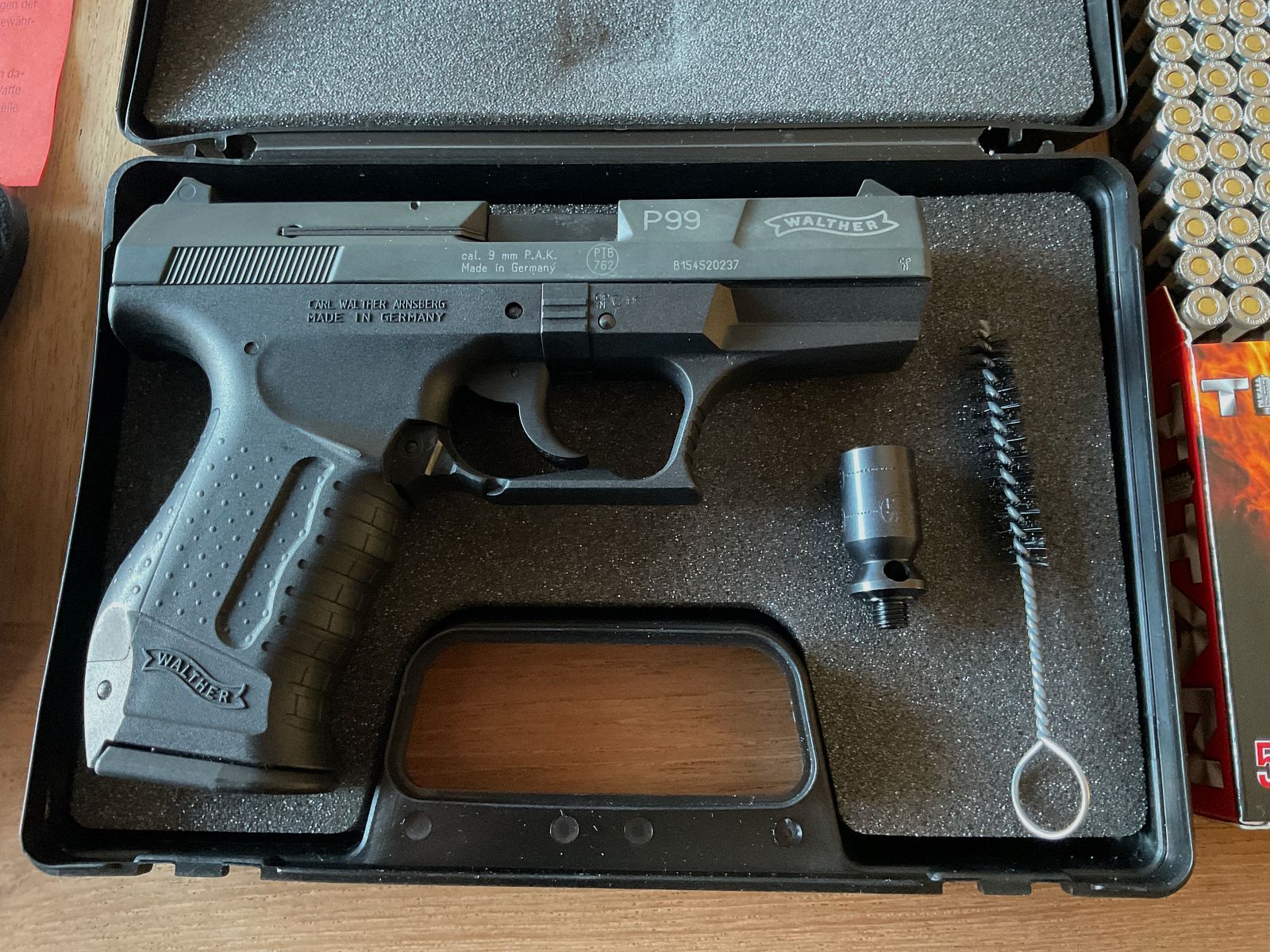 Walther P99 new complete set with ammunition