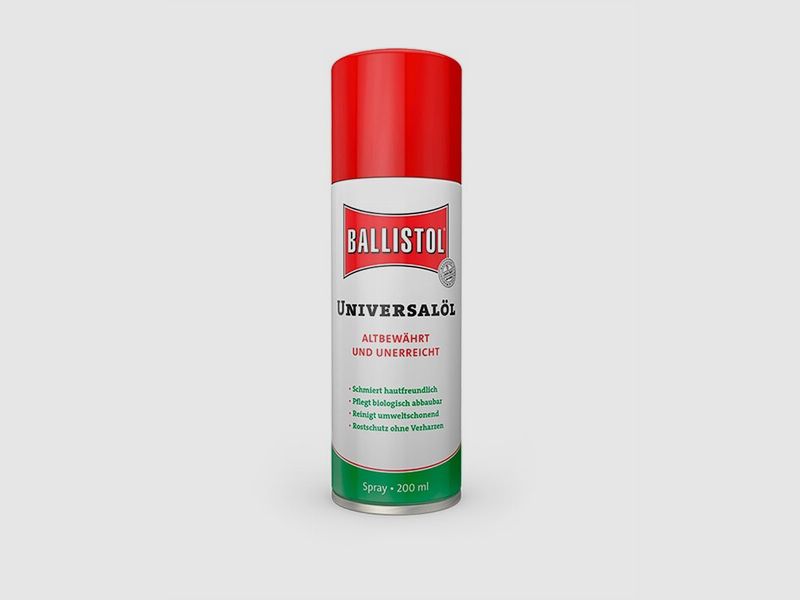 Ballistol ® Universalöl - Spray 200ml - Der Klassiker zur Pflege von Holz, Leder und Metall