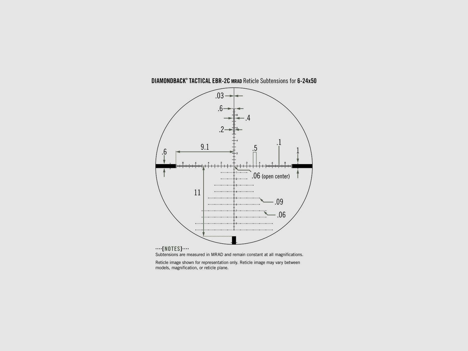 VORTEX Diamondback® Tactical 6-24x50 FFP, Bild 5 von 5