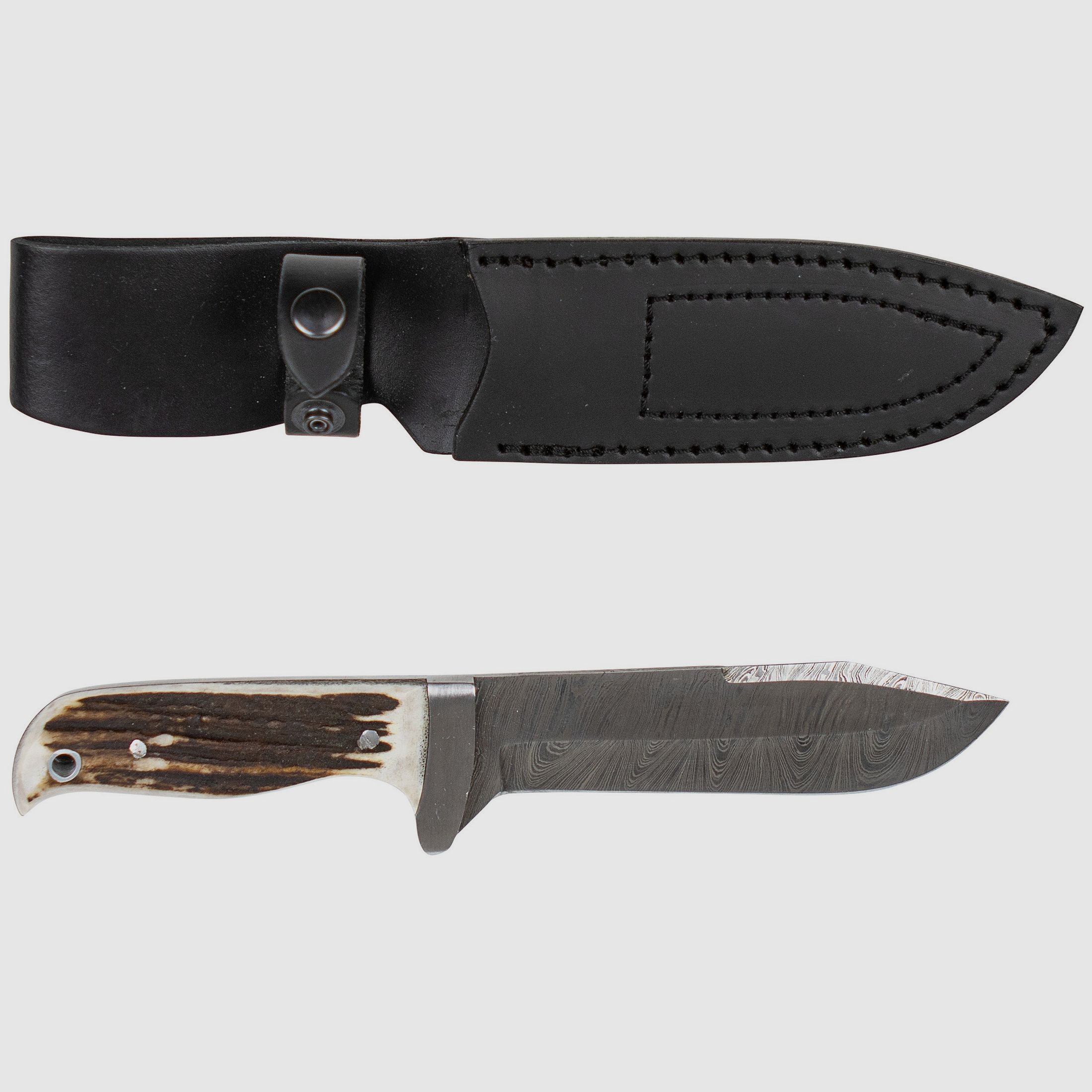 Nordforest Hunting Jagdmesser Damast
