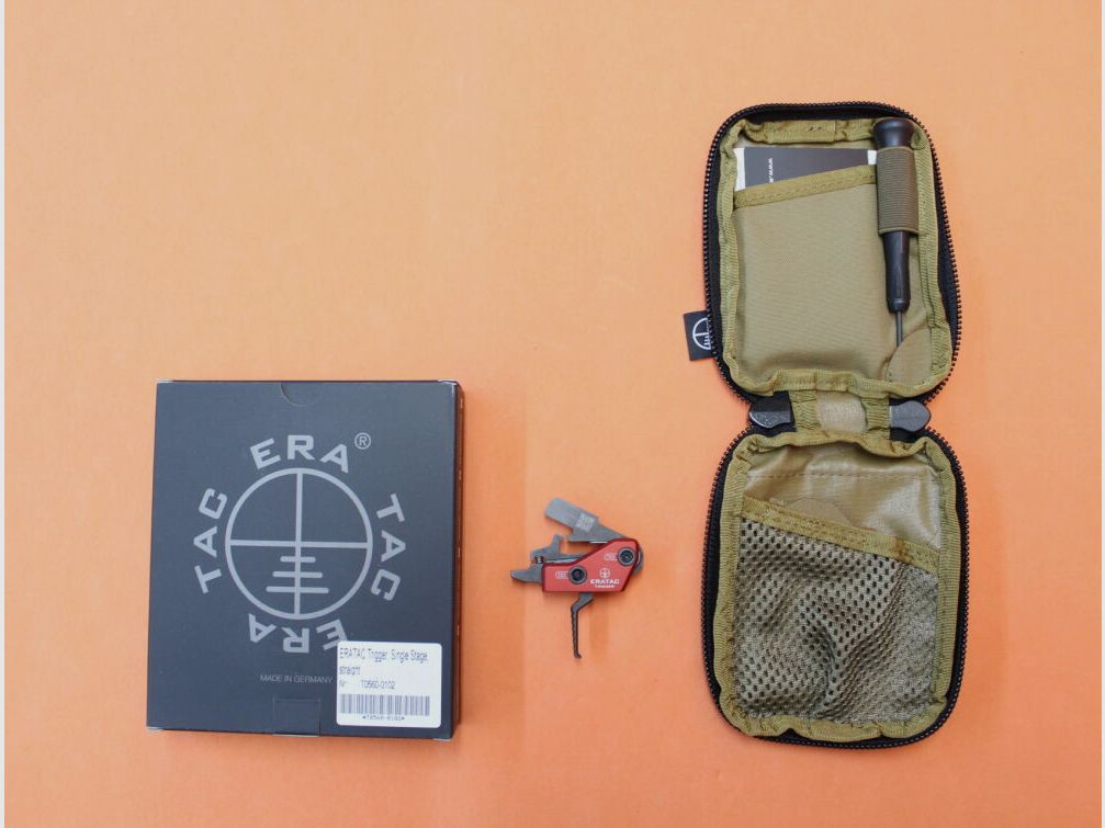 ERATAC AR-15 Umschaltbarer Sportabzug ERATAC Trigger Straight (T0560-0102) Single Stage (10/ 15 N)