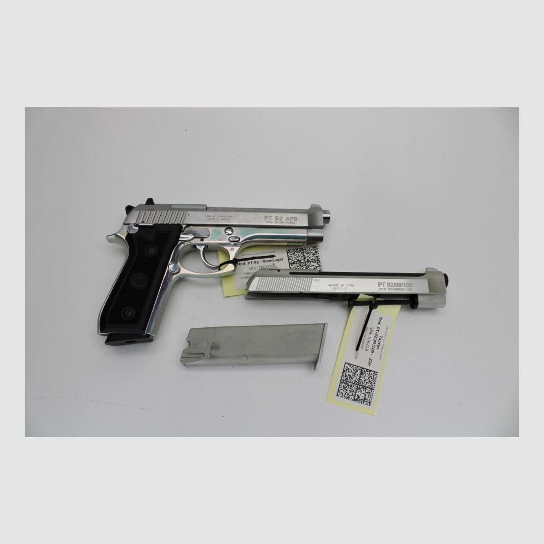 Taurus PT 92AFS pistol cal. 9 Para and conversion kit PT 92/99/100 cal. .22l 9mmLuger, image 2 of 6