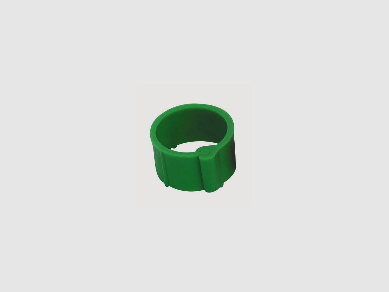 Anello verde a clip 16 mm per 100
