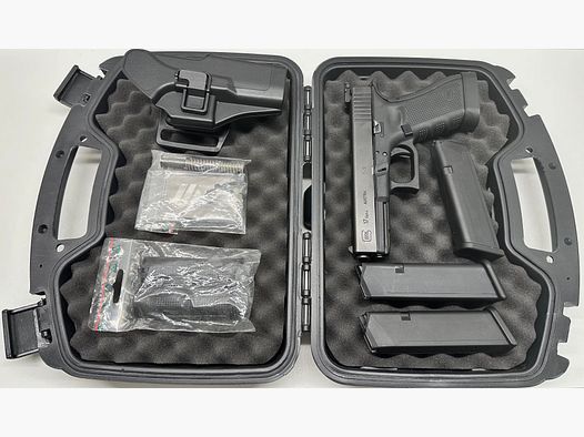 Glock 17 Gen. 4 Kal. 9mm Luger mit reichlich Zubehör und Tuning-Parts