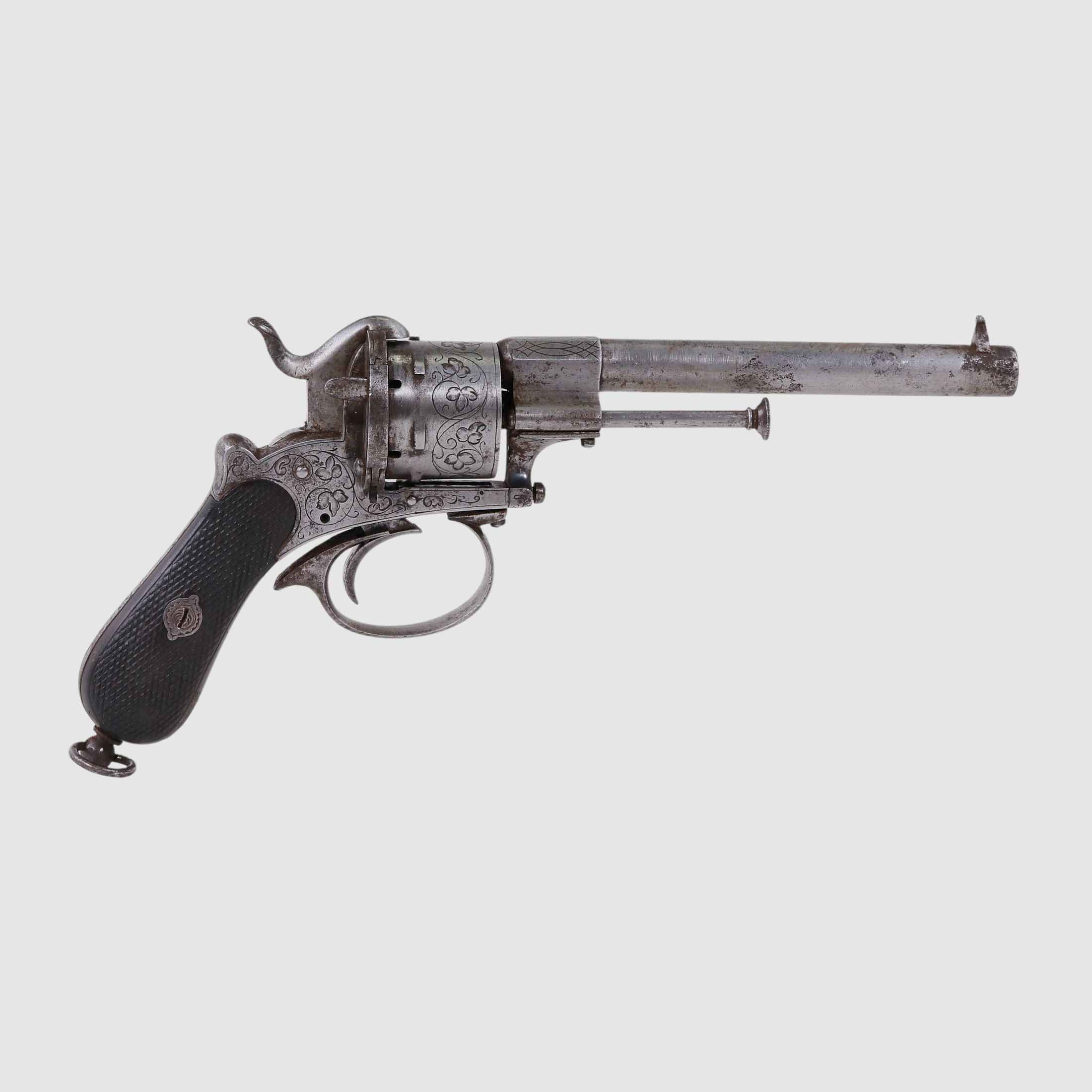Lefaucheux Stiftfeuerrevolver - defekt, Kaliber 10mmLefaucheux || Revolver