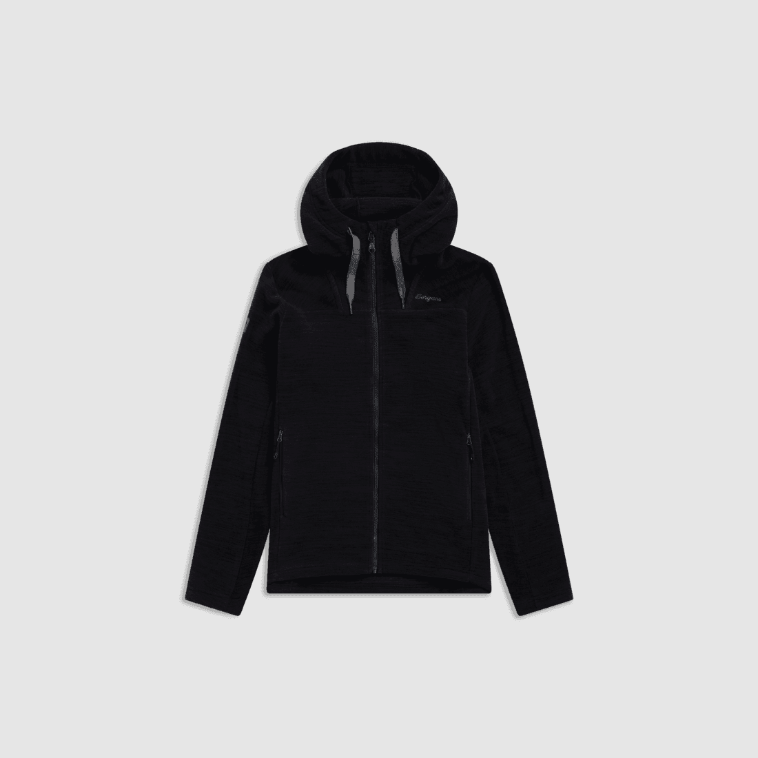 Bergans Hareid Fleece Hood Jacket Men Black M