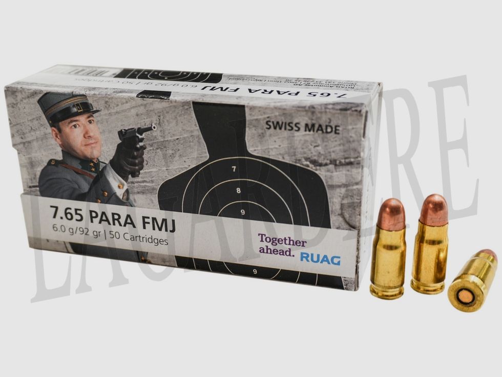 RUAG FMJ 6,0 G (Patrone mit Geschoss)