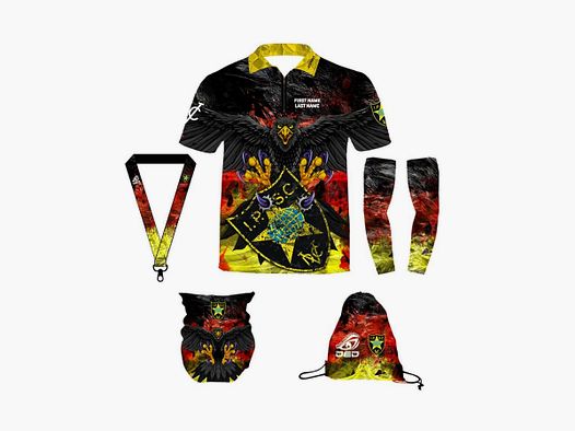 DED Sportswear Set DVC Germany Theme, size: 4XL, Custom Name: With Custom Name