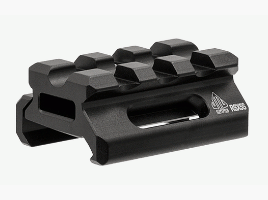 UTG 3 scanalature Super Slim Picatinny montaggio rialzo, altezza 12,7mm