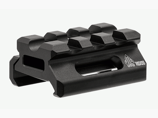 UTG 3 Nuten Super Slim Picatinny Montageerhöhung, Höhe 12,7mm