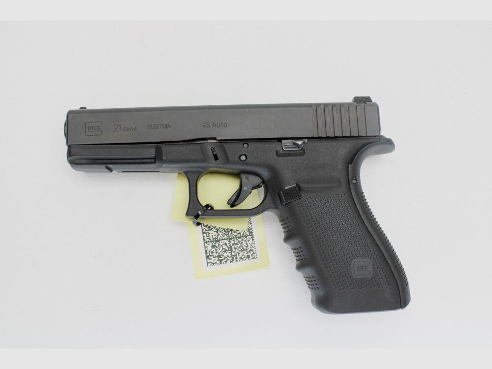 Pistole Glock 21 GEN 4 Kal 45ACP mit 2 Magazinen und Tasche .45Auto