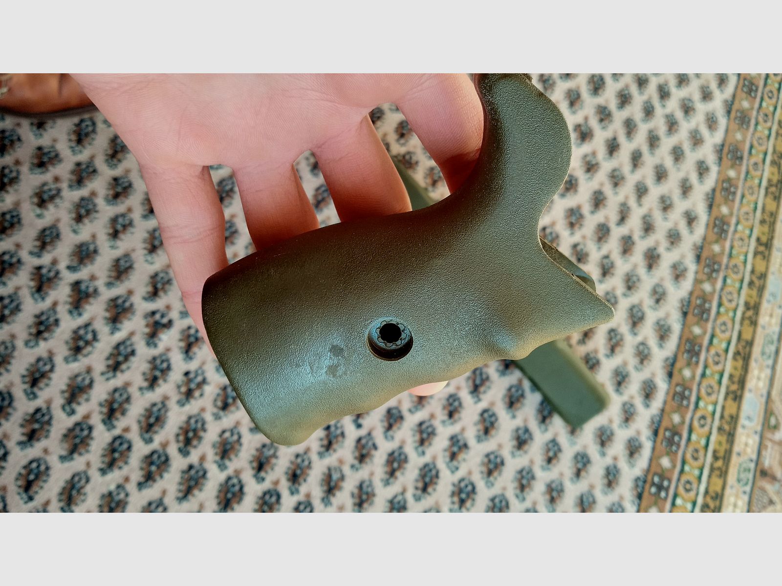 Originele Griff & Trapezhandschoen voor H&K G3A4 beide kleur afgestemd in NATO Groen en geschikt voor een bipod // G3 en klonen handgreep + pistoolgreep / G3A3 G3SG1 MKE T41 HK91 VFC Co2 Umarex