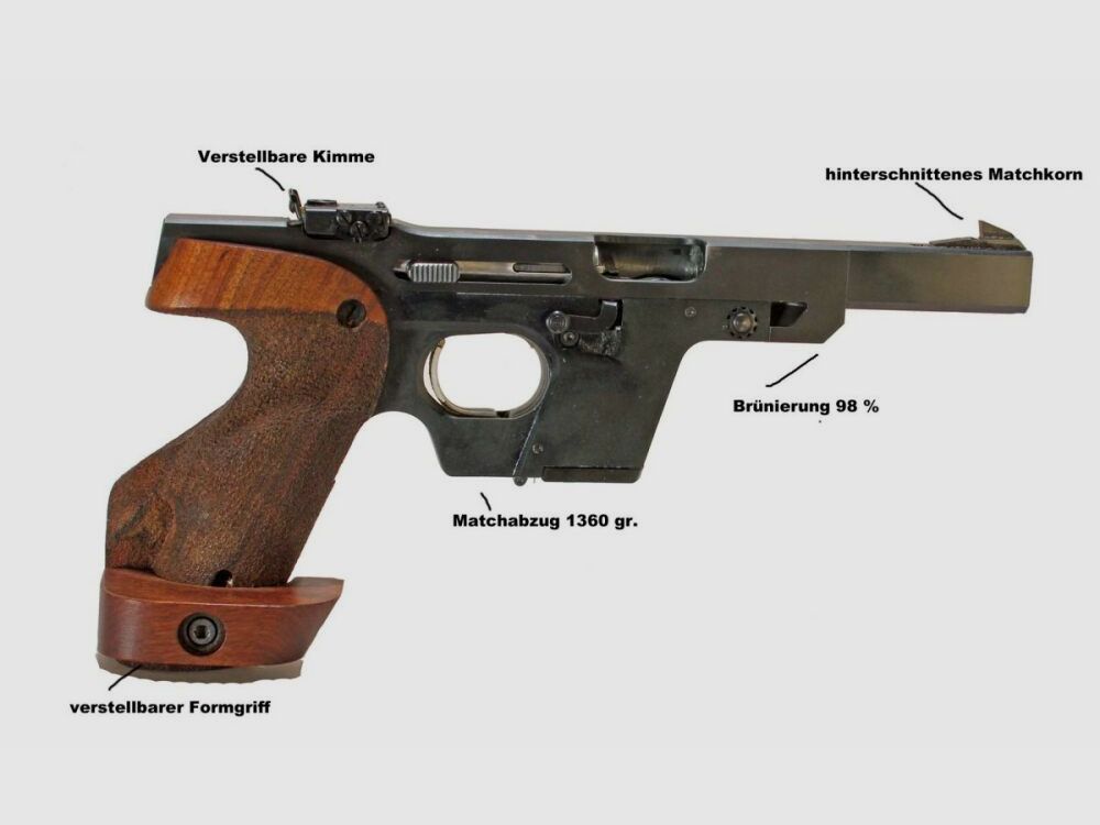 Walther Sport- und Behördenwaffen Walther GSP Sportpistole Kal 22 L.R.gebraucht (BJ.77)